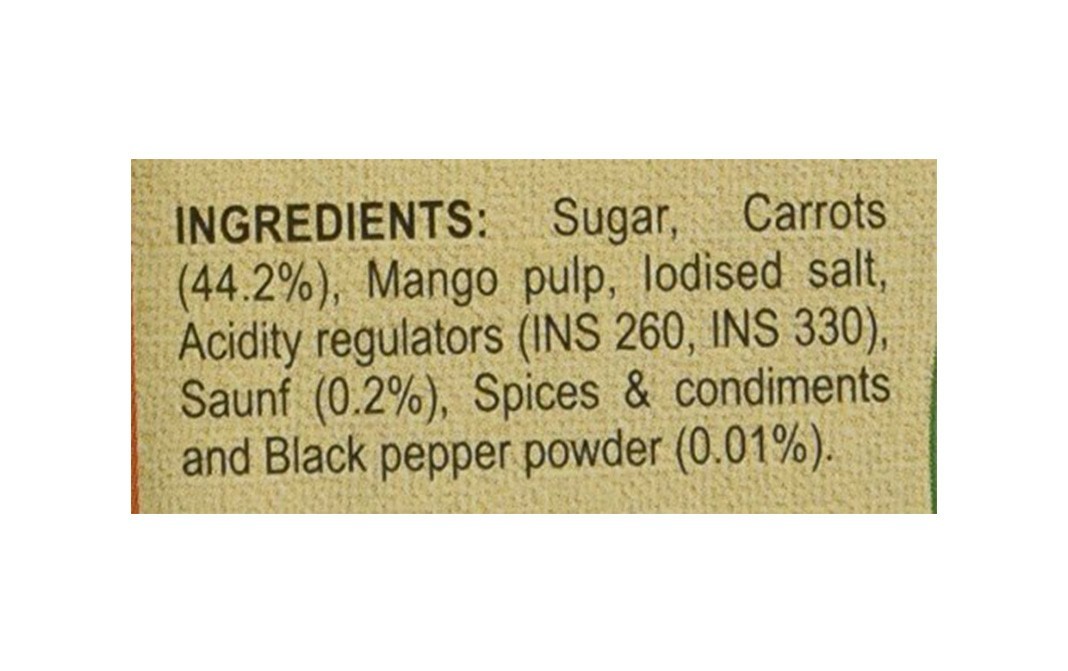 Kitchens Of India Chutneys Carrot & Black Pepper   Glass Jar  300 grams